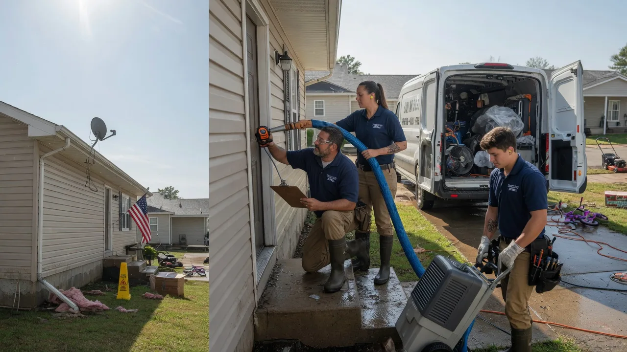 Ceiling Water Damage Restoration in Junior, WV near me